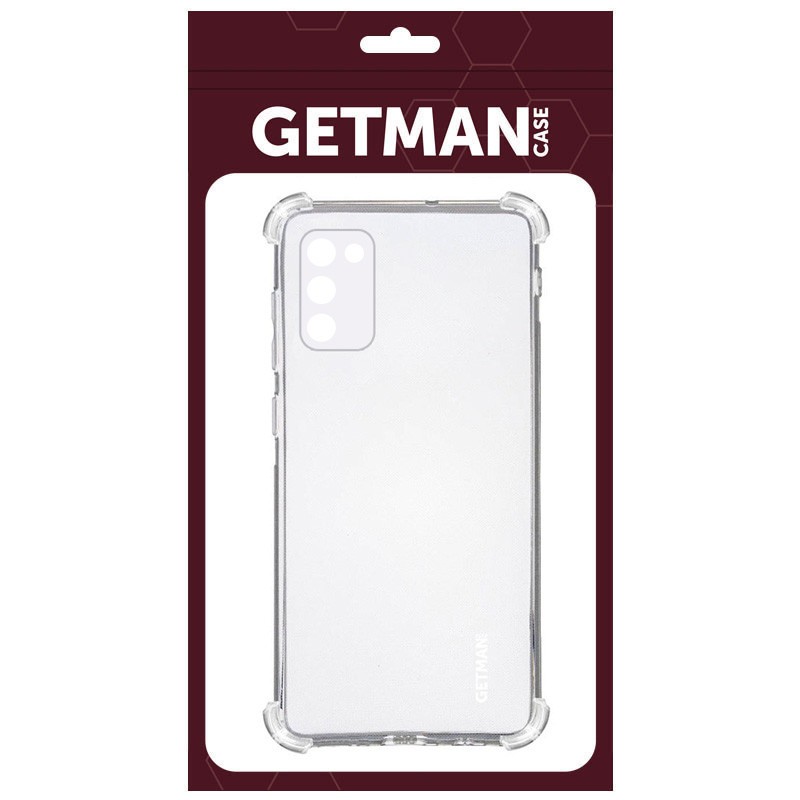Накладка GETMAN Ease logo WXD для Samsung A02s прозора протиударна-1