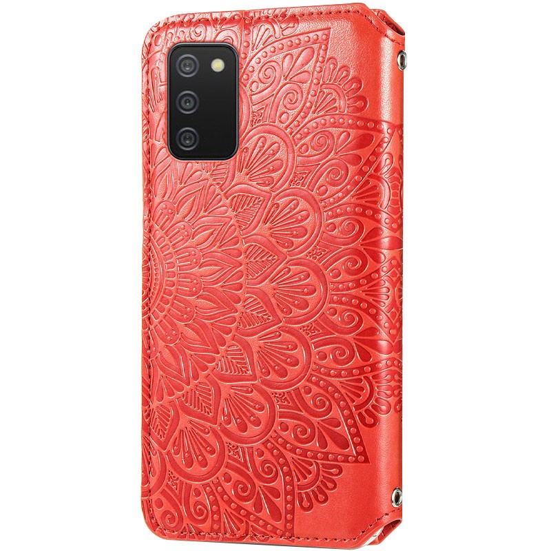 Книжка GETMAN Mandala для Samsung A02s  червона-1