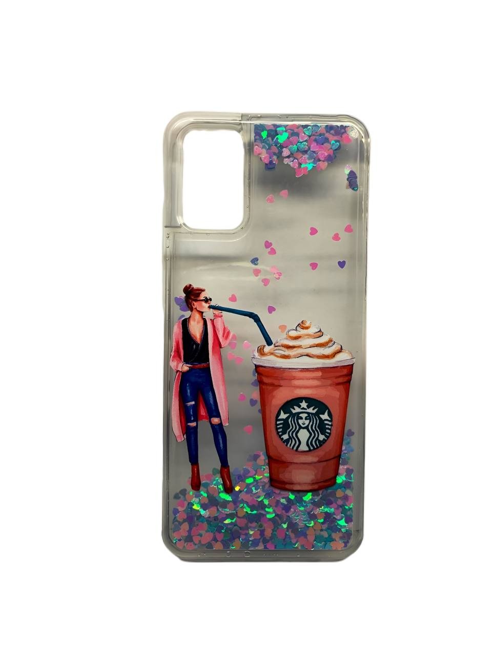 Накладка Fluid Painted для Samsung A02s/M02s "Капучіно"-0