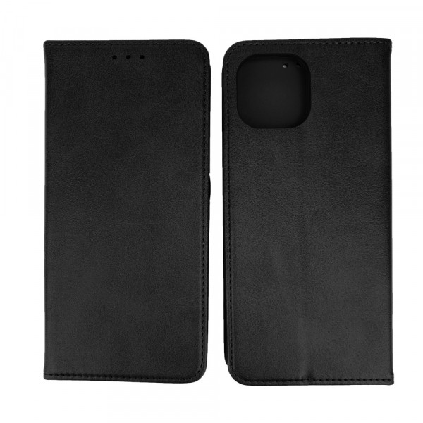 Книжка Black TPU Magnet для Samsung A03 чорна-0