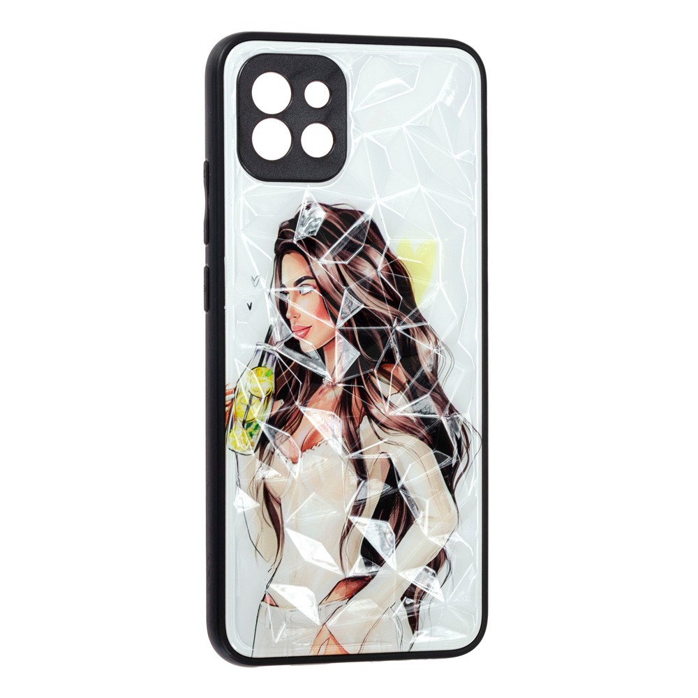 Накладка Prisma Ladies для Samsung A03 Дівчина з лимонадом-0
