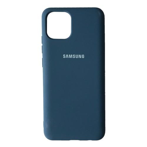 Silicone Case Full для Samsung A03 Navy Blue-0