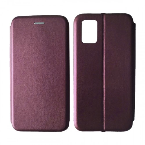 Книжка Premium для Samsung A03 бордова-0