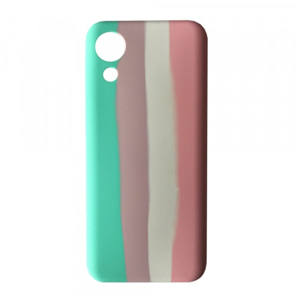Rainbow Silicone Case для Samsung A03 CORE Candy-0