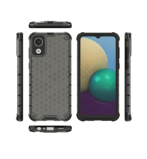 Накладка Honeycomb для Samsung A03 CORE (Чорний)-0