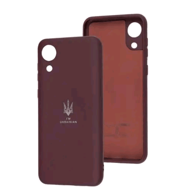 UA Silicone Case Full Protective для Samsung A03 Core (Marsala)-0