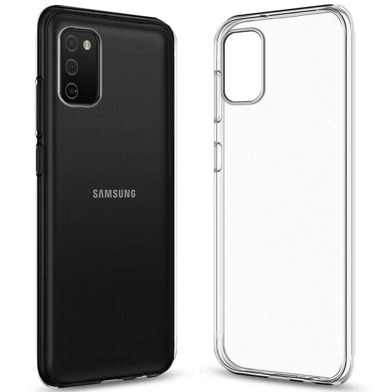Накладка Epic Transparent 1,0mm для Samsung A03s прозора силіконова-0