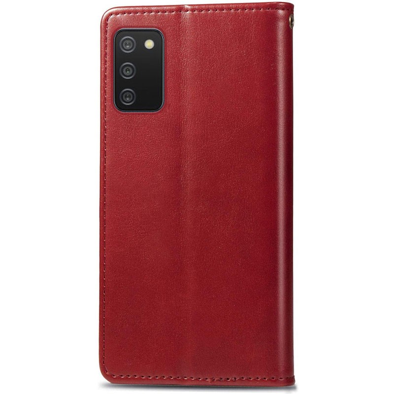 Книжка GETMAN Gallant для Samsung A03s червона-1