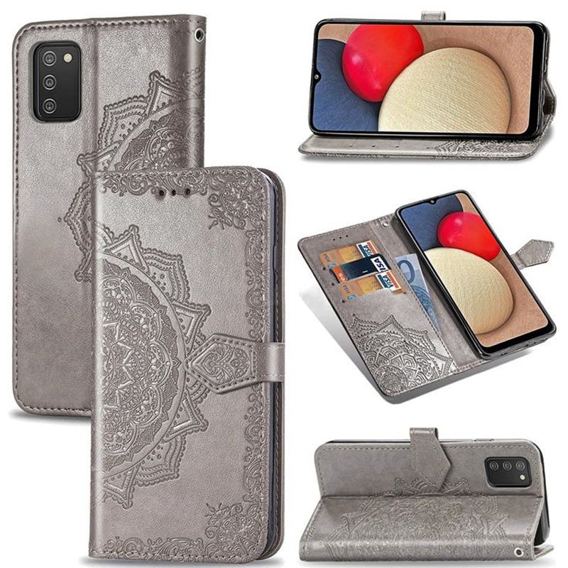 Книжка Art Case для Samsung A03s сіра-0