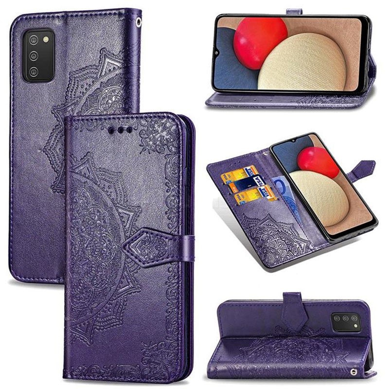 Книжка Art Case для Samsung A03s фіолетова-0
