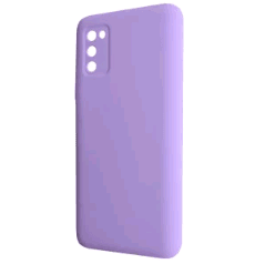 Накладка Soft touch для Samsung A03s Бузкова-0