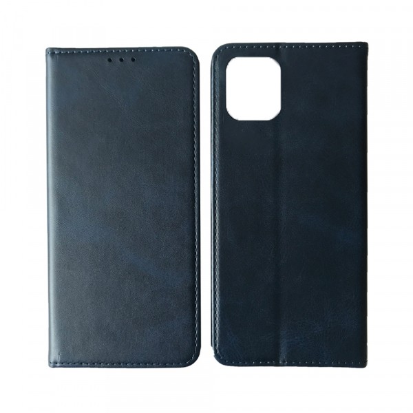 Книжка Black TPU Magnet для Xiaomi Redmi Note 13 4G  Синя-0