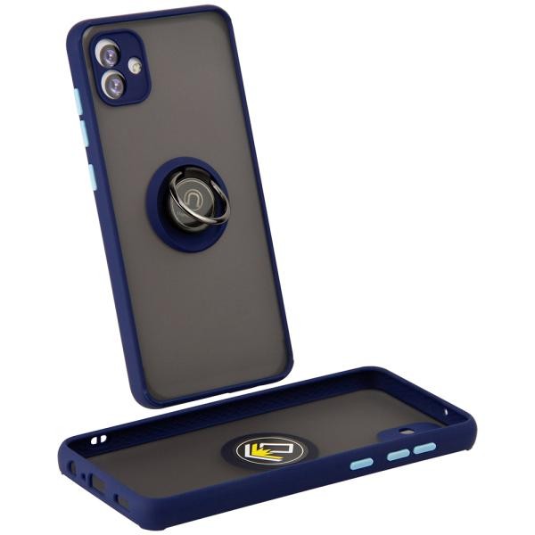 Накладка Totu Gingle Ring для Samsung A04 синя-0