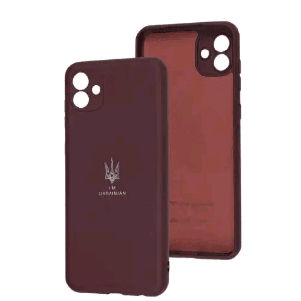 UA Silicone Case Full Protective для Samsung A04 (Marsala)-0