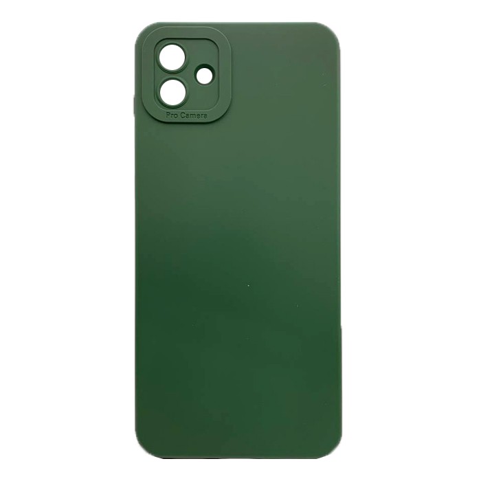 Накладка Color style з мікрофіброю для Samsung A04 Dark green-0