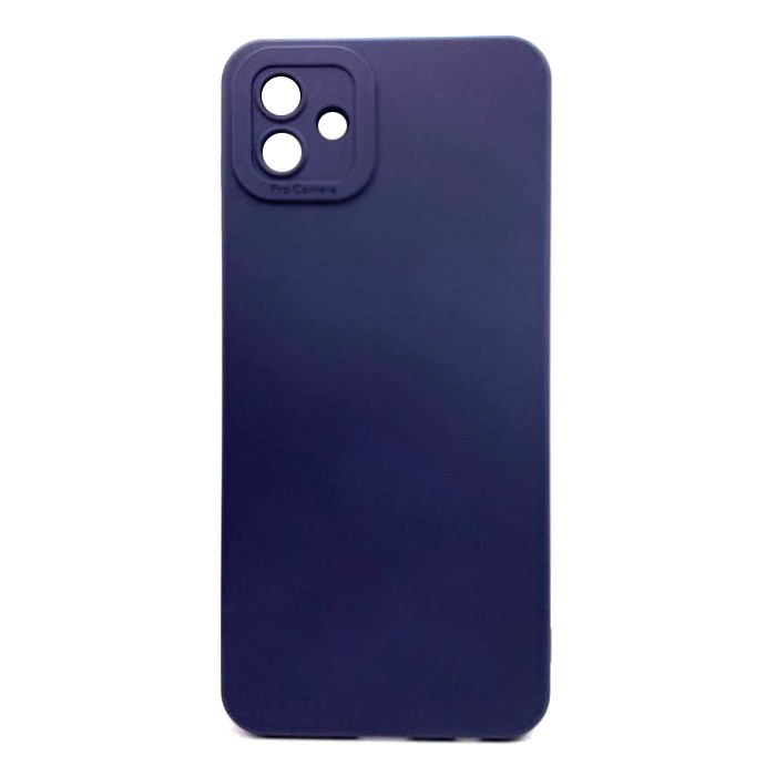 Накладка Color style з мікрофіброю для Samsung A04 Dark blue-0