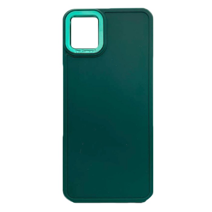 Накладка Lux Matte з мікрофіброю Samsung A04  Dark green-0
