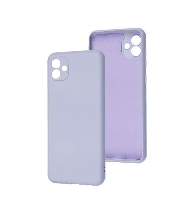 Silicone Cover Full Camera without Logo (A) для Samsung A04/M13 5G (Lavander purple)-0