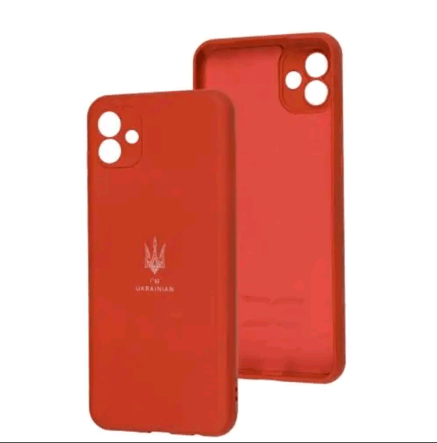 UA Silicone Case Full Protective для Samsung A04 (Red)-0