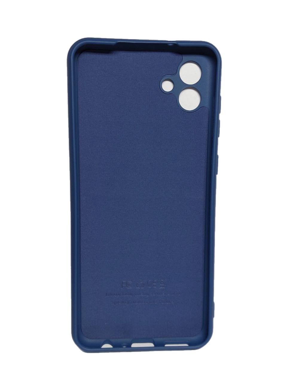UA Silicone Case Full Protective для Samsung A04 (Dark blue)-1