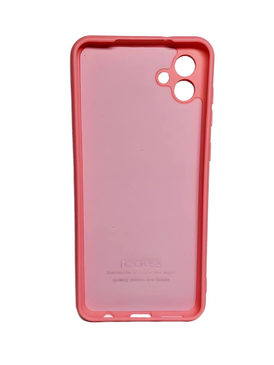 UA Silicone Case Full Protective для Samsung A04 (Pink)-1