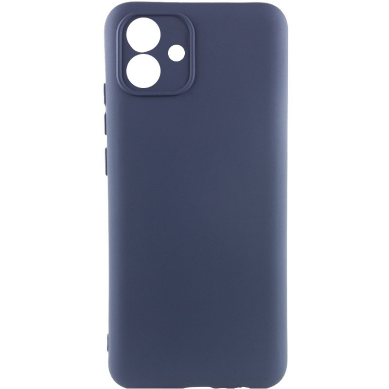 Silicone Cover without Logo (A) для Samsung A04e (Midnight blue)-0