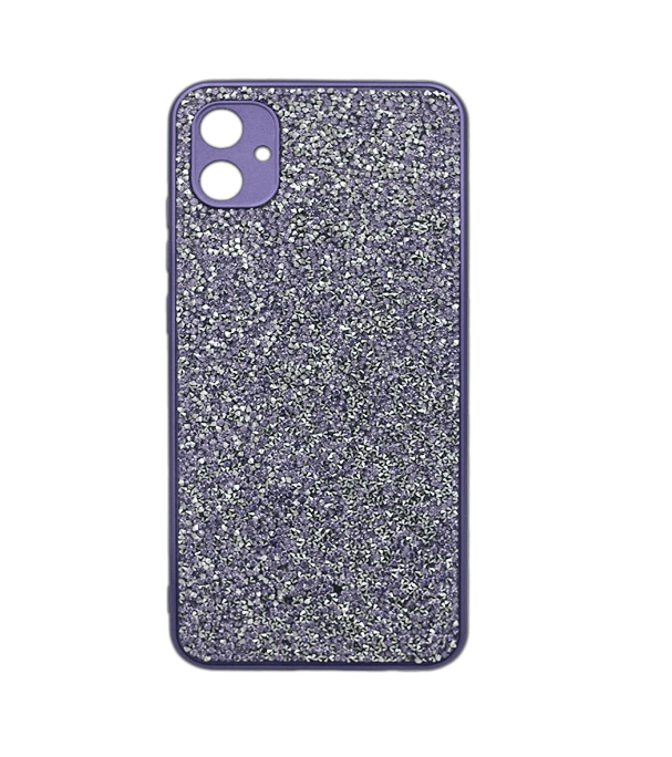Накладка Grainy Diamonds для Samsung A04E фіолетова-0