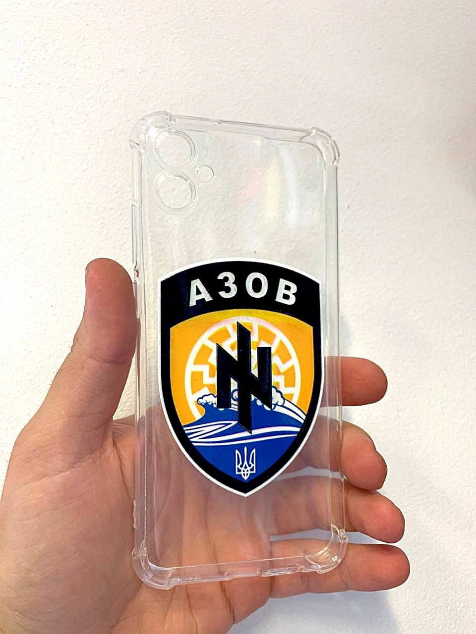 Накладка  WAVE Patriot Clear Case для Samsung A04e (A042) (azov)-0