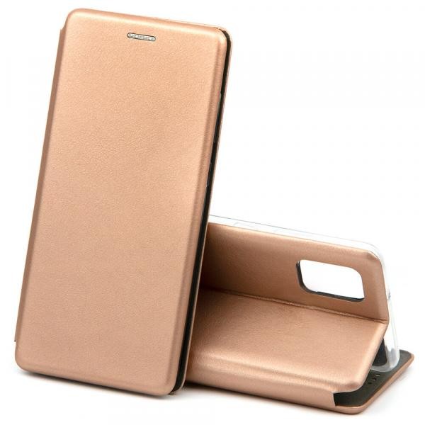 Книжка Premium для Samsung A04E A042 рожеве золото-0