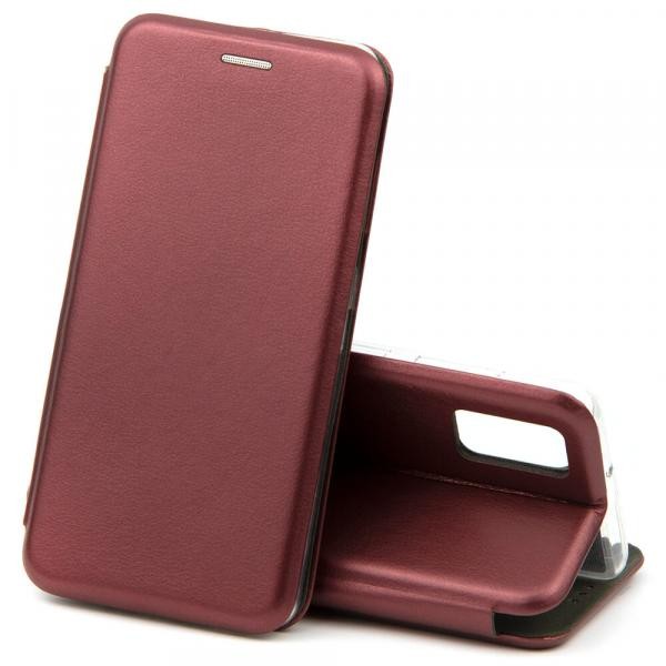 Книжка Premium для Samsung A04E A042 марсала-0