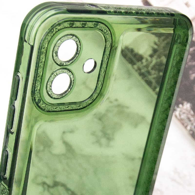 Накладка Starfall Clear для Samsung A04E (Зелена)-3
