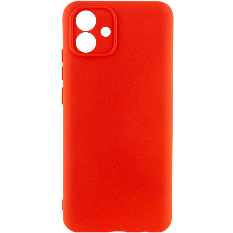 Silicone Cover without Logo (A) для Samsung A04e (Red)-0