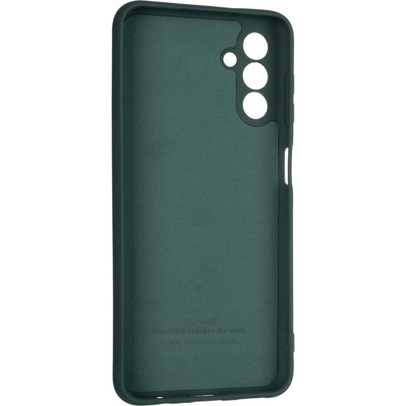 Silicone Cover Full Camera no logo (AA) для Samsung A04s/A13 5G  (Dark green)-1