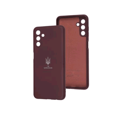 UA Silicone Case Full Protective для Samsung A04s (Marsala)-0