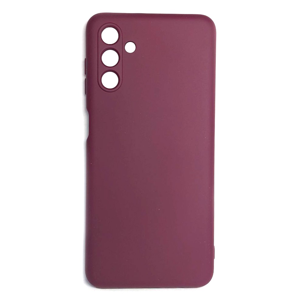 Silicone Cover Full Camera no logo (AA) для Samsung A04s/A13 5G (Marsala)-0