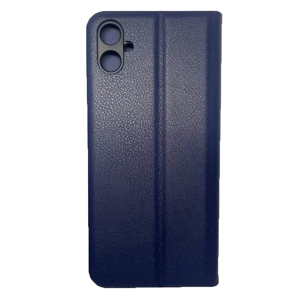 Книжка LEATHER для Samsung A05 темно-синя-1