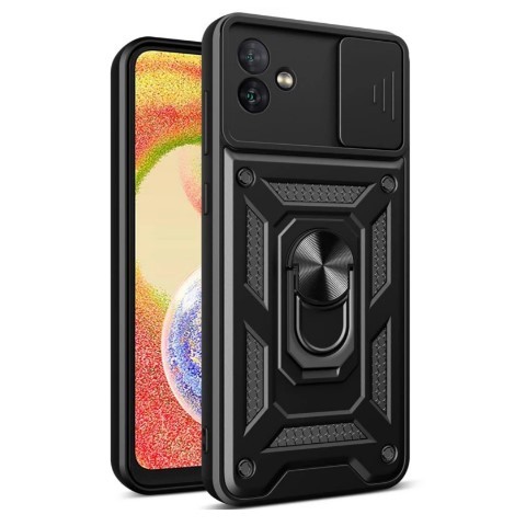 Накладка Camshield Serge Ring для Samsung A05  чорна-0
