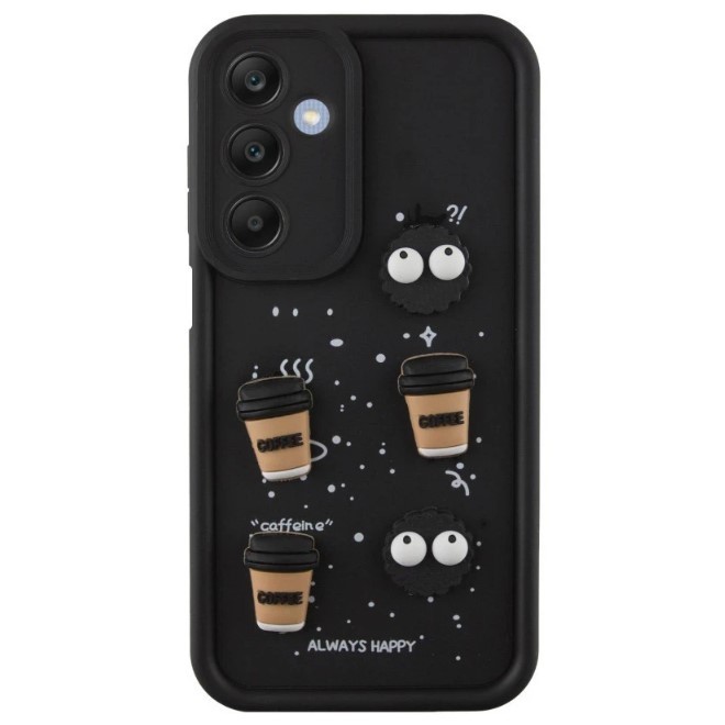 Чохол Pretty Toys для Samsung A05s (Black/Always Happy)-0