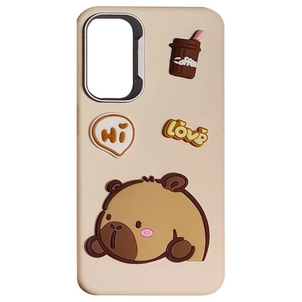Чохол Leather Toys для Samsung A05 (Capybara / Pink Sand)-0