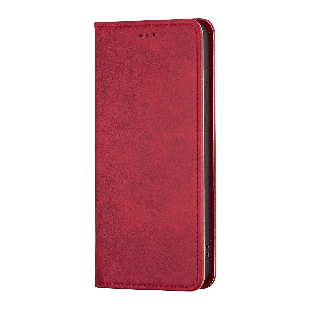 Книжка Black TPU Magnet для Xiaomi Redmi 10/10 2022 темно-червона-0