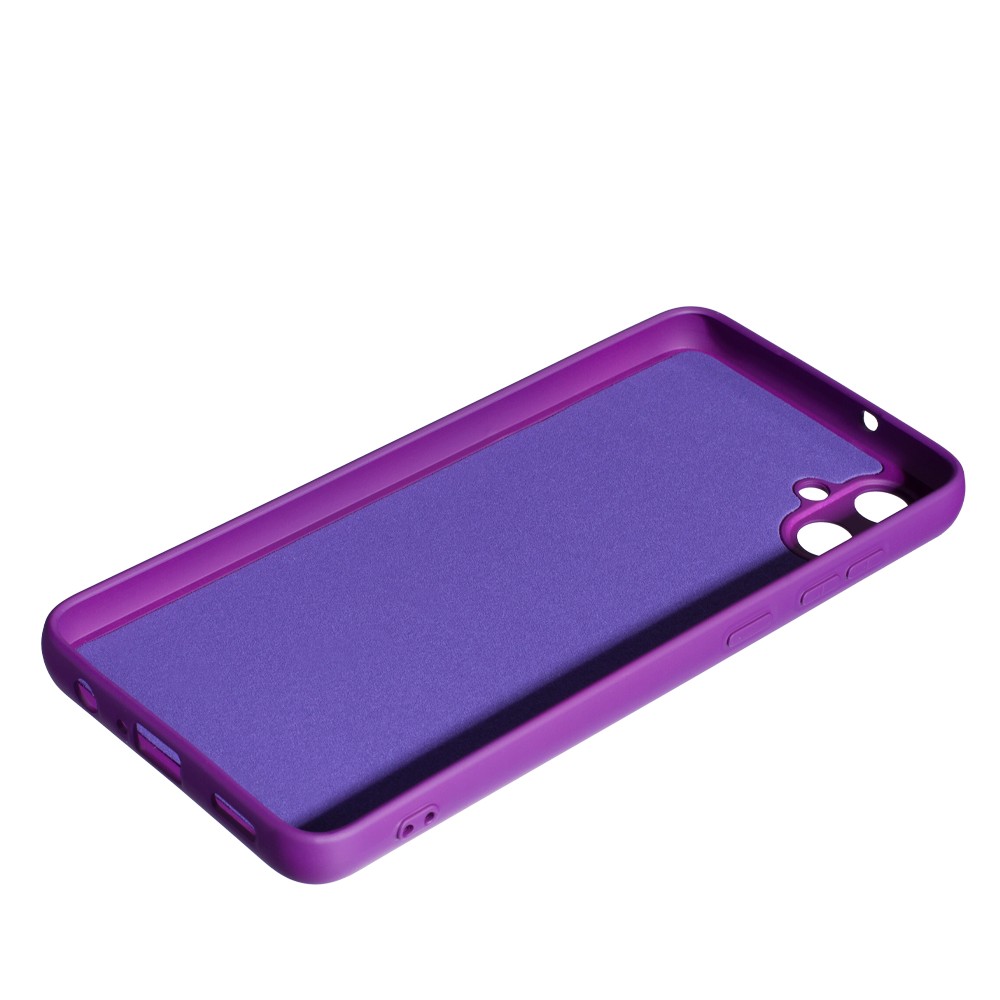 Чохол Silicone case SMTT для Samsung A05 Dark Violet-1