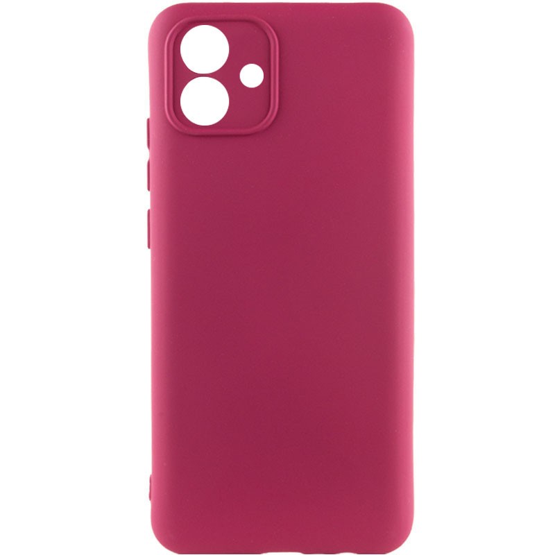 Silicone Cover Full Camera without Logo (A) для Samsung A05 (Marsala)-0