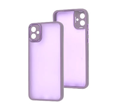 Накладка Luxury Metal Lens для SAMSUNG A05 (Бузковий)-0