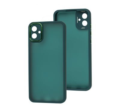 Накладка Luxury Metal Lens для SAMSUNG A05 (Зелений)-0