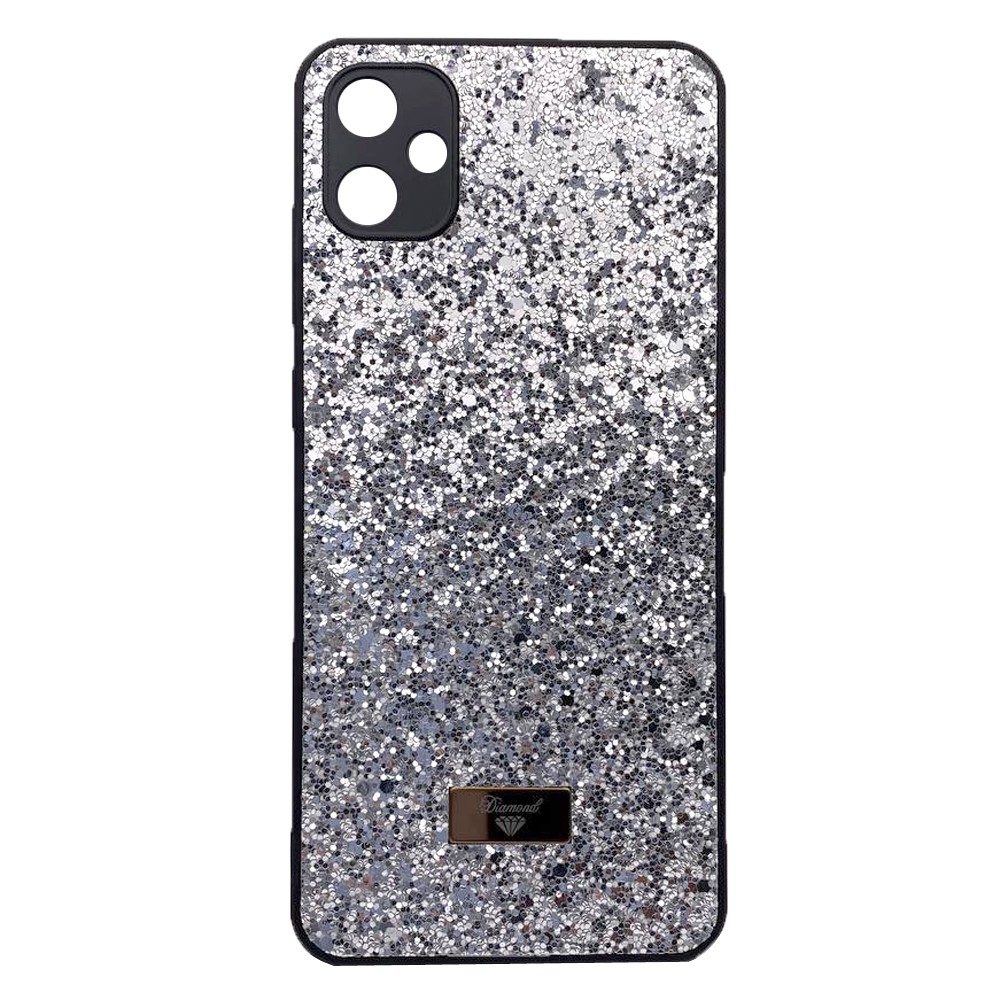 Накладка Bling Grainy Diamond Separate Camera для Samsung A06 (Срібляста)-0
