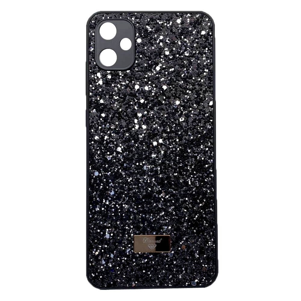 Накладка Bling Grainy Diamond Separate Camera для Samsung A06 (Чорна)-0