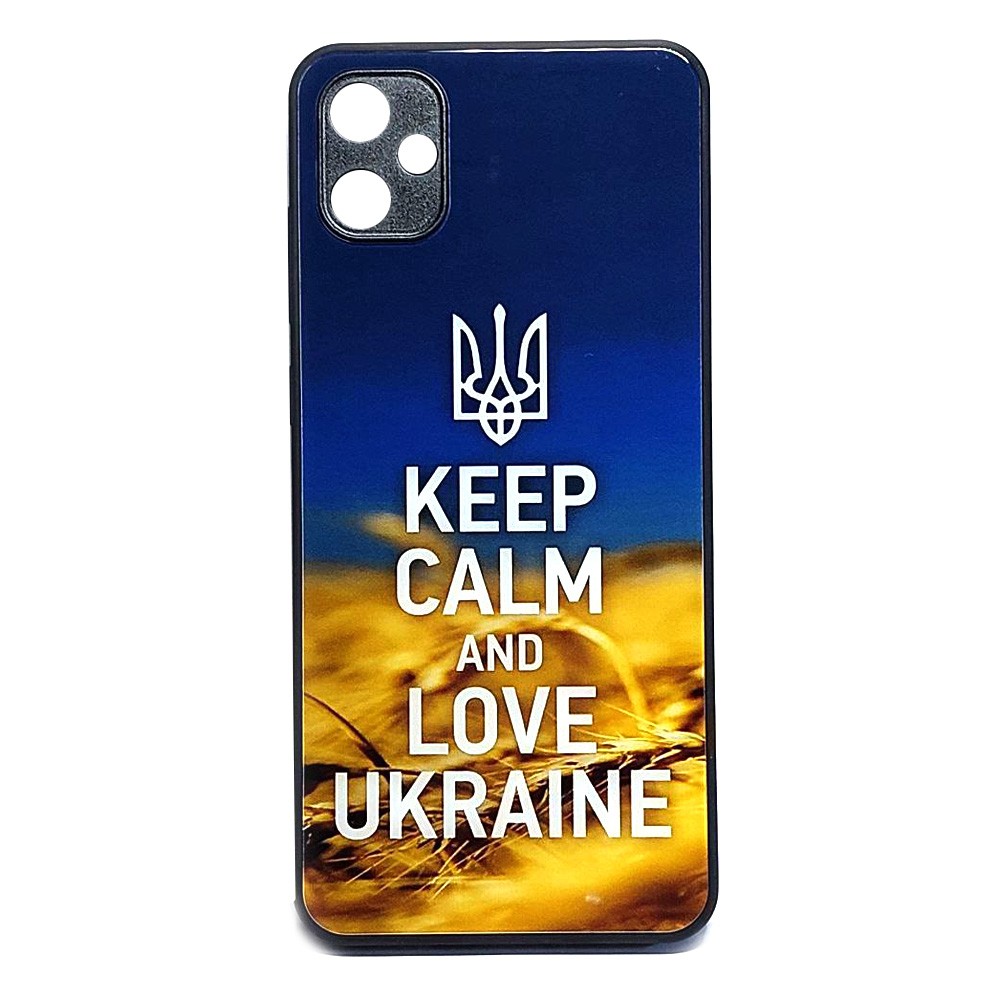 Накладка Marble Clouds для Samsung A05 (KEEP CALM,скло)-0