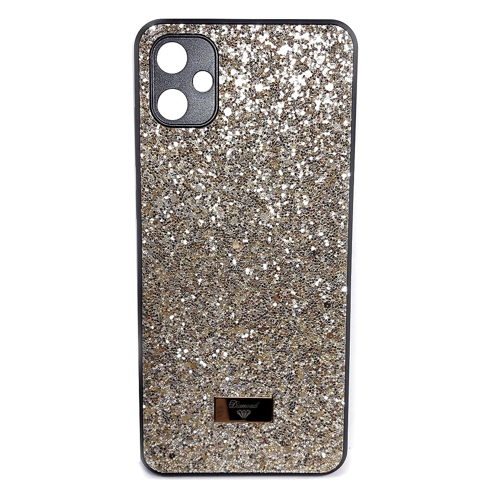 Накладка Bling Grainy Diamond Separate Camera для Samsung A06 (Світло золота)-0