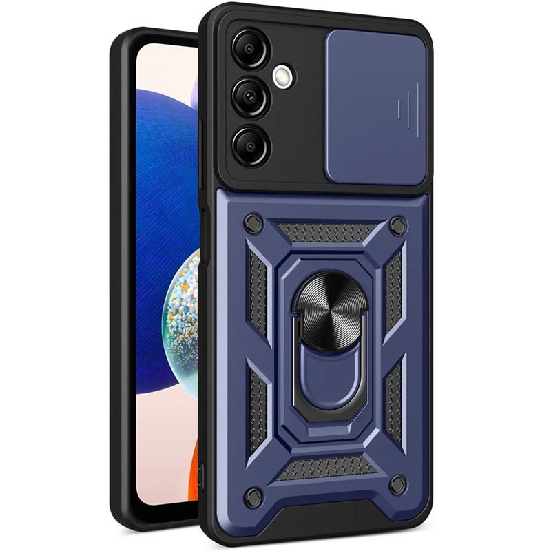 Накладка Camshield Serge Ring для Samsung A05s синя-0