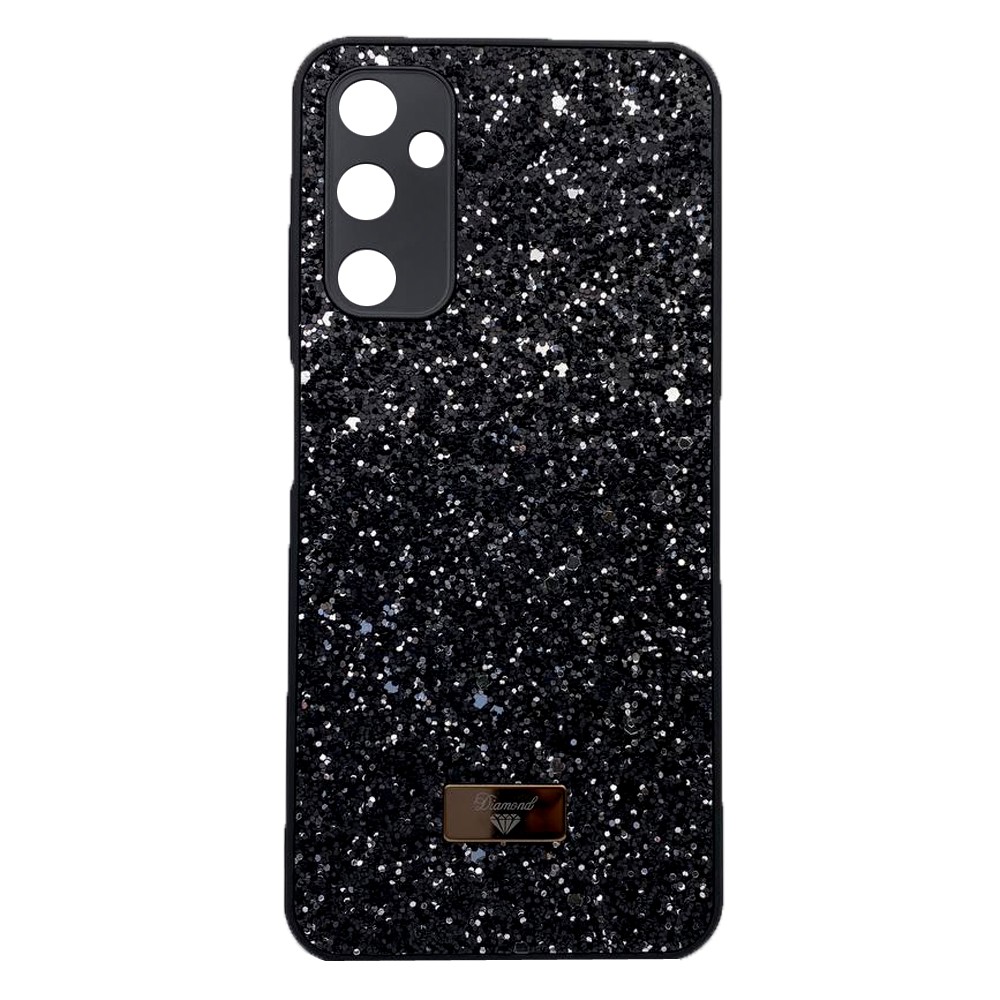 Накладка Bling Grainy Diamond Separate Camera для Samsung A05s (Чорна)-0